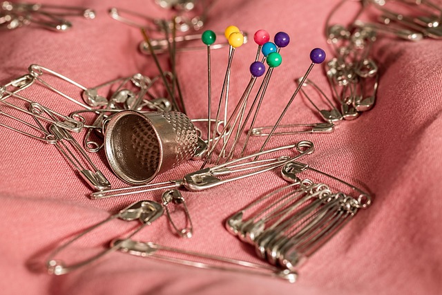 clean sewing and textile workspace with cutting mat fabric rolls and tools